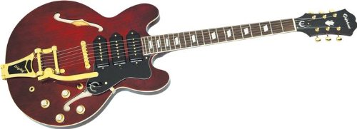 Epiphone Limited Edition Riviera Custom P93 Electric Guitar, Wine Red