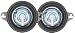 APS879 3.5 2-WAY 90W PLATED SPEAKERS (PAIR)