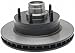 ACDelco Silver 18A7A Front Disc Brake Rotor and Hub Assembly