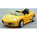 Battery Powered Ferrari F430 Spyder Style Ride on Car with Remote - Black