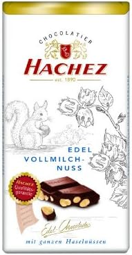 Hachez Milk Nut (5 x 100g)