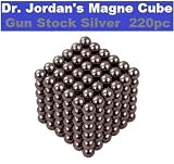 Dr. Jordan's MagneCube Gun Stock Silver-Gray 5mm 220pc