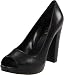 Lauren Ralph Lauren Women's Bailee Open-Toe Pump,Black,8.5 B US