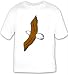 T-shirt with bald, flying, eagle, wings, predator