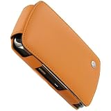 Noreve Leather Flip Case for BlackBerry Storm (Orange)
