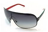 DOLCE & GABBANA DG 2072 Sunglasses Black/Red 399/8G Shades
