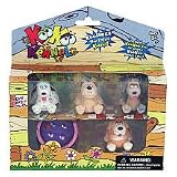 KooKoo Kennel Flocked Pup Koollectibles Mini Figure 4Pack RANDOM PupsIMAGE