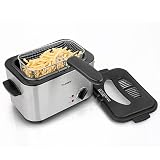 1.25qt Stainless Steel Deep Fryer with Basket