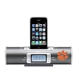 NCAA Clemson Tigers XiDoc iPod Docking Station Clock Radio 