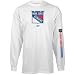 Reebok New York Rangers White Left Wing Long Sleeve T-shirt