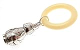 from Beatrix Potter Electro Plate Nickel Silver Beatrix Potter Peter Rabbit Teether with rattle - plastic ring