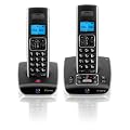 BT Synergy 5500 DECT Twin Cordless Phone with Answer Machine - Black / Silver