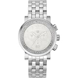 MICHELE Sport Sail Large Blanc Diamond Stainless Steel Bracelet