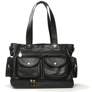 Nest - Black North South Diaper Bag