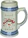 Morrissey Family Crest Stein / Coat of Arms beer mug