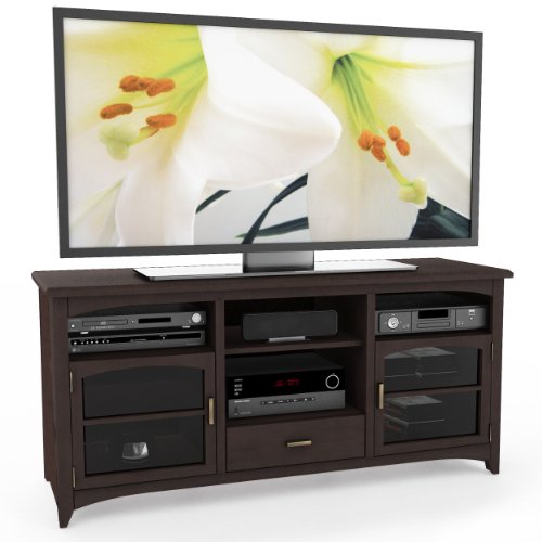 B-094-PPT West Lake 60-Inch TV/Component Bench, Dark Espresso