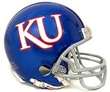 Kansas Jayhawks Replica Mini Helmet W/ Z2B Mask