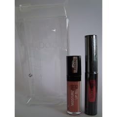 IsaDora Set Moisturizing Lip Gloss 07 Vintage Rose 3,4ml + Build-uo Mascara Extra Volume 3ml