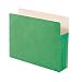 Smead Pocket, Letter, Straight, 3.5-Inch Expansion, Green, 25 per Box (73226)