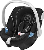 Cybex  511102025 Aton PLUS Wildlederoptik / Shadow - black , Babyschale Gruppe 0 +