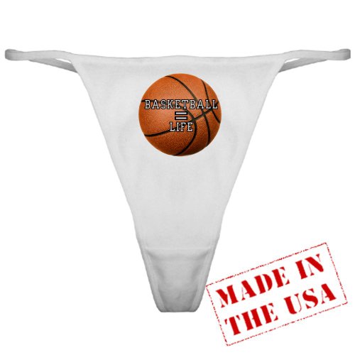 Artsmith, Inc. Classic Thong Basketball Equals Life - Medium