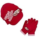 Girl's Disney High School Musical Knit Radar Hat and Gloves Set (7-14)