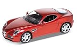 Welly. 1:24 Scale Detailed Die Cast Model - Alfa Romeo 8C Competizione