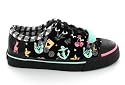 Babycham Basic lace Rockabilly Collar Plimsoles size 3UK/36EUR