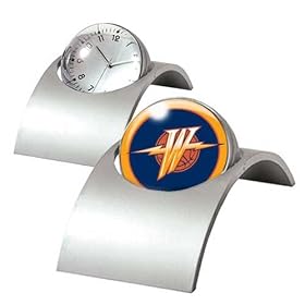 Golden State Warriors NBA Spinning Desk Clock by 