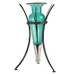 Amphora Vase on Wire Metal Stand