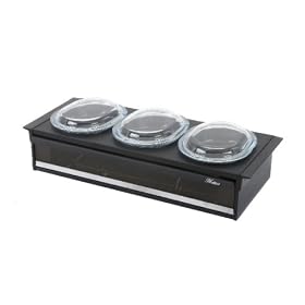 Hostess Cordon Bleu side server black finish