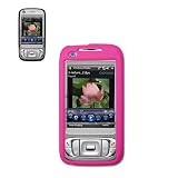 New Fashionable Perfect Fit Hard Protector Skin Cover Cell Phone Case for HTC Tilt2 AT&T - HOT PINK