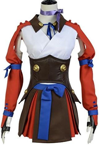 Kucos Koutetsujou no Kabaneri of the Iron Fortress Mumei Cosplay Costume Battle Dress