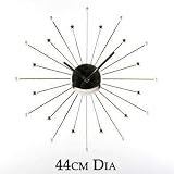 Review Widdop Bingham  / Metal Sunburst Wall Clock
