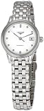Longines Womens LNG42744276 Flagship White Dial Watch