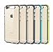 Expower(R) TPU Incoming Call LED Blink Transparent Back Case Cover for iPhone 6 4.7inch (Cyan)