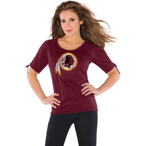 Touch by Alyssa Milano Washington Redskins Women's Split Sleeve Top XX Large