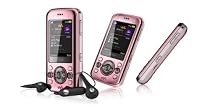 Sony Ericsson W395 Happy pink Handy