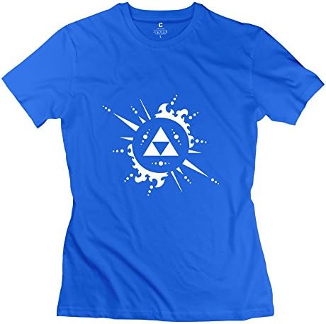 Women's Personalized Custom T-shirt Fashion Triforce L RoyalBlue