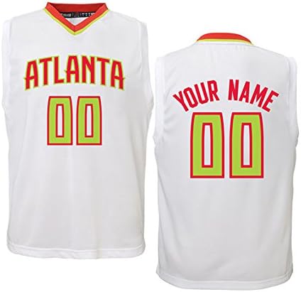 Youth Customized Atlanta Hawks White Replica Basketball Jersey Kyle Korver #26 Size M