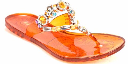 Women's DESIGNER Rhinestones BROWN Fashion Sandals