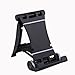 Fashion Black Desk Plastic Solid Stand Hard Carrier Holder for iPhone 4S iPad 2 3