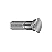 Plow Bolt, #3 Flat, 1/2-13 x4, PK220