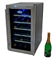 NewAir AW181E 18 Bottle Wine Cooler With Digital Temperature Readout