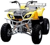 233cc Manual Utility ATV Quad - Black, Full Size Model ATA-250D