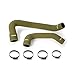 Mishimoto MMHOSE-WR6-97OD Drab Hose Kit (Jeep Wrangler 6 Cyl Silicone Olive, 1997-2006)