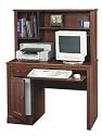 Planked Cherry Computer Desk and Hutch Planked Cherry by Sauder