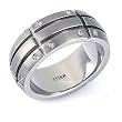 Centurion Brushed Finish Titanium Ring