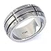 Centurion Brushed Finish Titanium Ring
