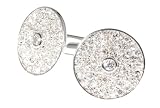 Image of Accessories By Park Lane Cf2800 Men's Diamante Cufflinks With Crystal Stones